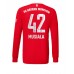 Cheap Bayern Munich Jamal Musiala #42 Home Football Shirt 2022-23 Long Sleeve